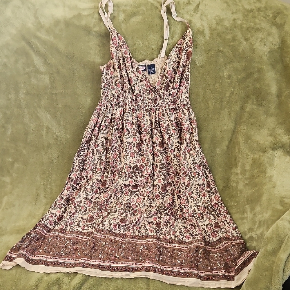 Bohemian Floral Print Dress